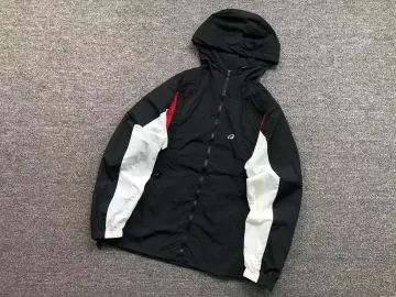 A Bathing Ape BAPE STA Black & White Windbreaker Jacket